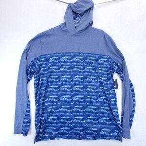 johnnie-O Braden Jr. Camo Performance Hoodie Navy Size L